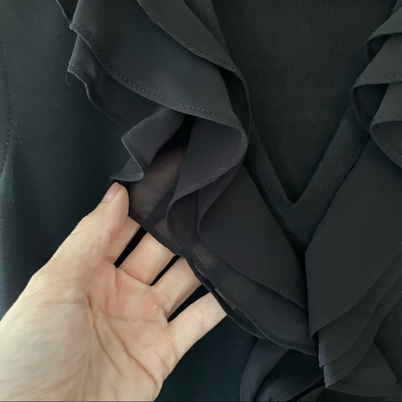 H&M Black Sleeveless A-line dress, XS - Picture 4 of 7